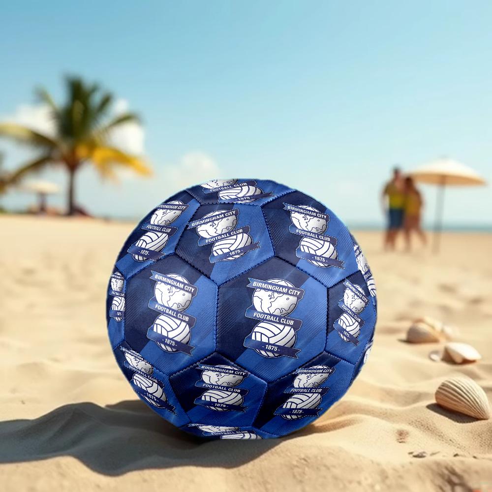 Birmingham City Taglia 5 Pallone da Calcio Alta Elasticità Pallone da Calcio Per Competizione All'aperto Allenamento Quotidiano Gioco