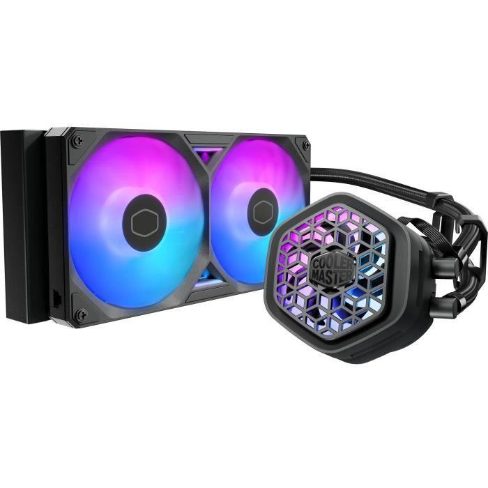COOLER MASTER - MasterLiquid 240 Atmos II VRM Fan ARGB - Watercooling AIO - Ventilateurs 120mm