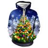 2024 New 3D Digital Printing Men's Fashion Hoodie Christmas Series Pattern Sweatshirt Men's And Women's Same Top Clothing