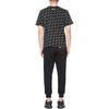Evisu SS20 All Over Logo Print T-Shirt Men Tops Black 2ESGNM0TS610XX