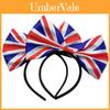 Stylish Union Jack Hairband Alice Headband With Large Bow Tie For Men And Women Platinum Jubilee