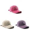 Vintage Waterwashed Cotton Baseball Cap With Embroidered Heart For Streetwear And Sun Protection