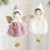 Soft Christmas Dress Angel Girl Pendant Handmade Xmas Tree Pendant  Hotel Office Decor