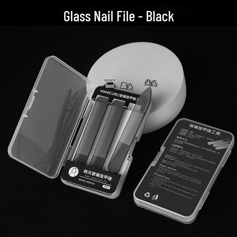 Nano Shine Nail Art File with Laser Logo Marking