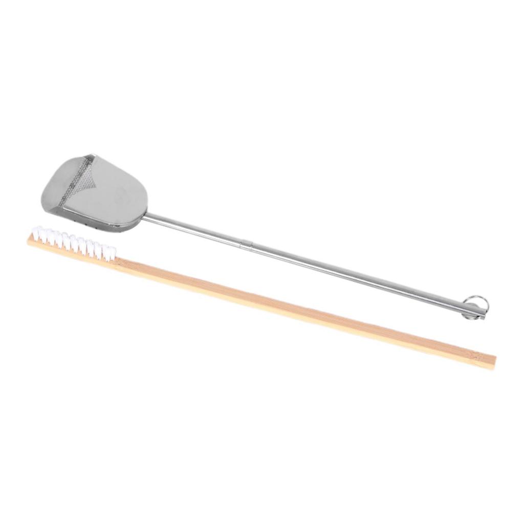 Bird Cage Tools Stainless Steel Remover and Brush Set Efficient Cleaner for Parrot Bird Cage