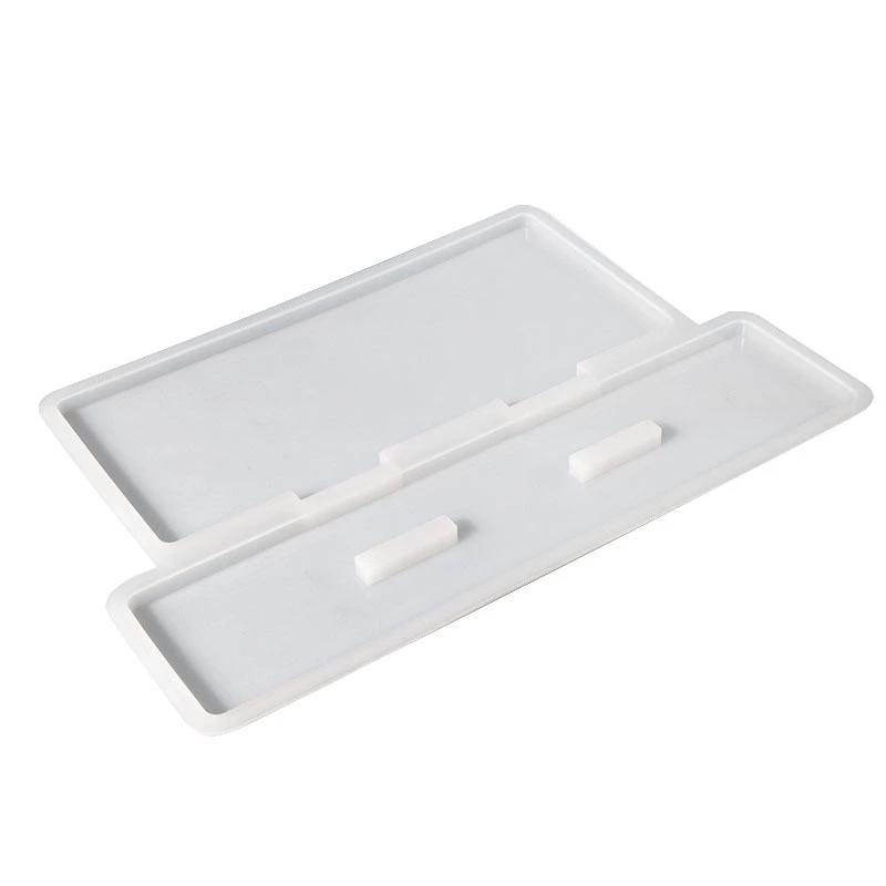 

WTEMPO DIY Epoxy Resin Mold Desktop Display Stand Resin Mold Sign Holder Epoxy Silicone Mold Table Top Sign Holder Casting Silicone Mold 1pc білий