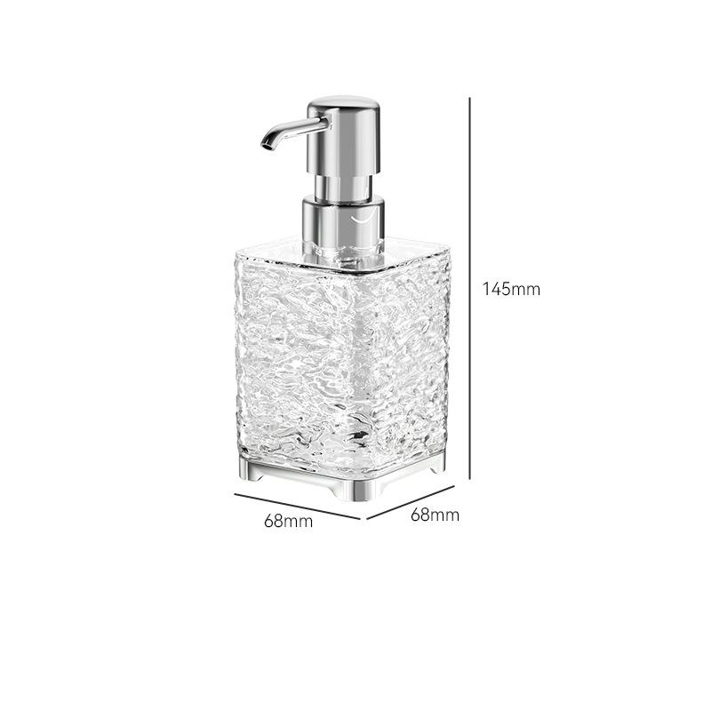 Hands Foaming Soap Dispenser Press-type Bathroom Liquid Soap Bottle Refillable Dish Soap Container Light Luxury Hand Washer