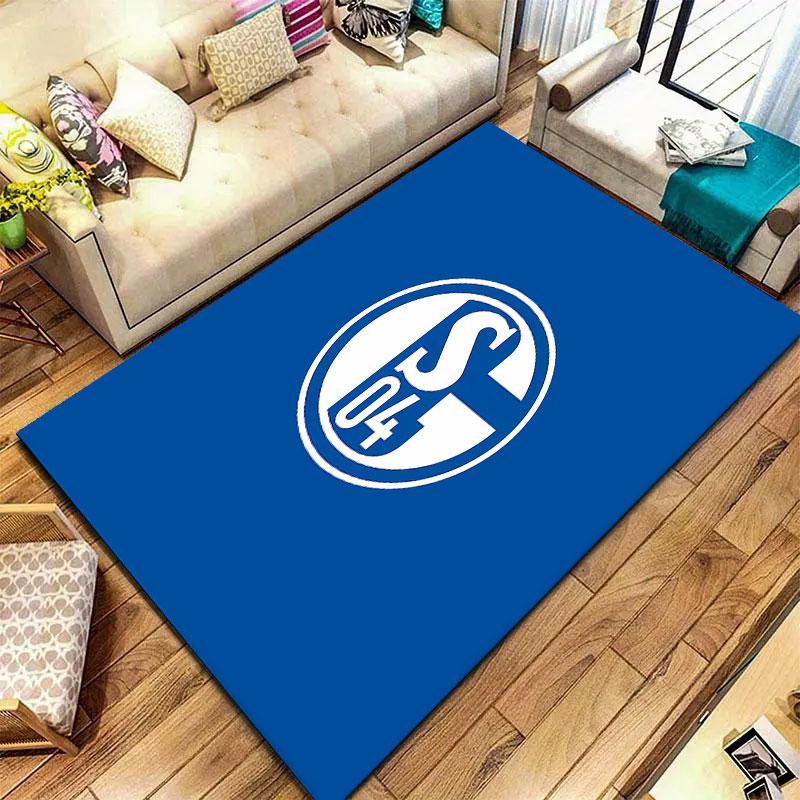 FC Schalke 04 Carpet Rug for Living Room Bedroom Home Sofa Decoration,Kids Play Non-slip Floor Mat