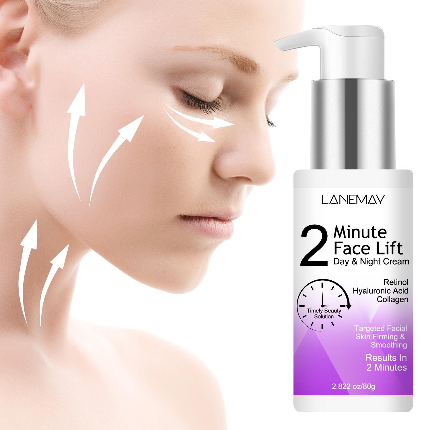 

Face Lift Day & Night Cream-Firming & Smoothing-2 Minutes Moisturizing facial skin,80g