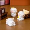 Charming Sheep Cartoon Collectible Figures In Six Designs For Whimsical Home Accents