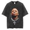 Dennis Rodman Basketbalové Grafické Tričko Pánské Vintage Prané Krátký Rukáv Trička Pánské Pánské Hip Hop Oversized Tričko Streetwear The Worm Tričko