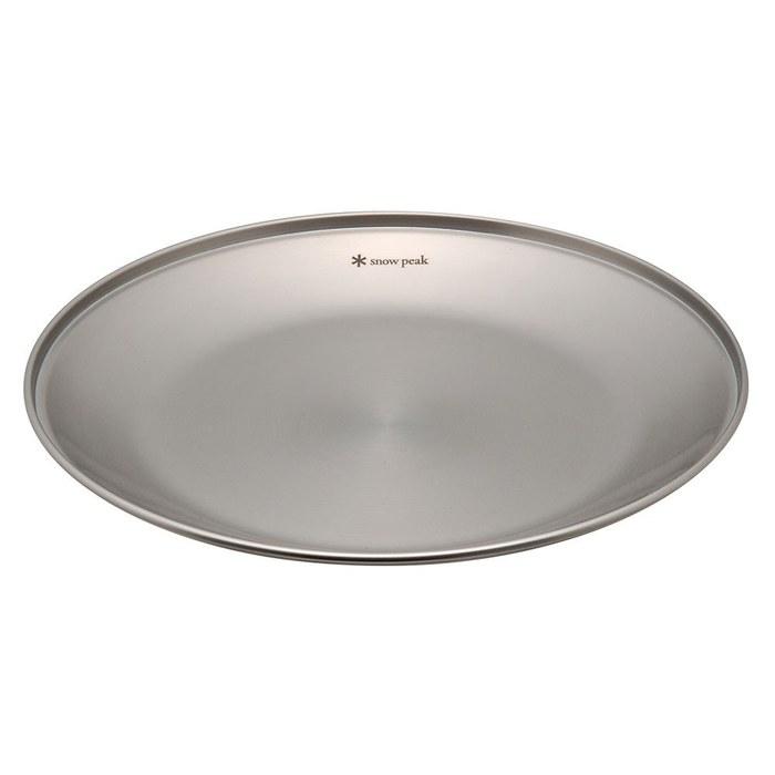 Snow Peak Stainless Steel SP Tableware Plate L TW034