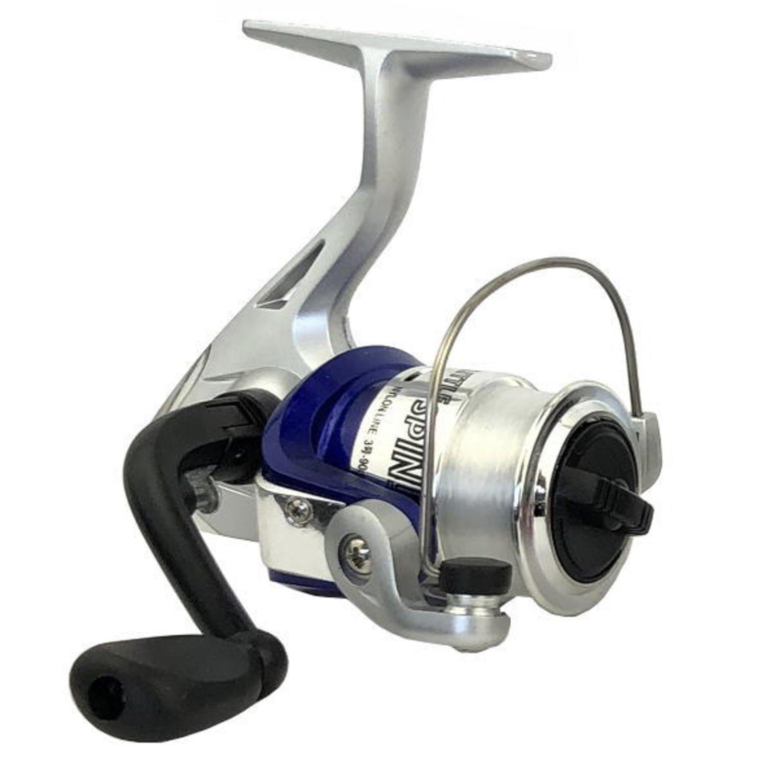 

RISEWAY Small Spinning Reel with Line Little Spin 500 Blue #3-90m