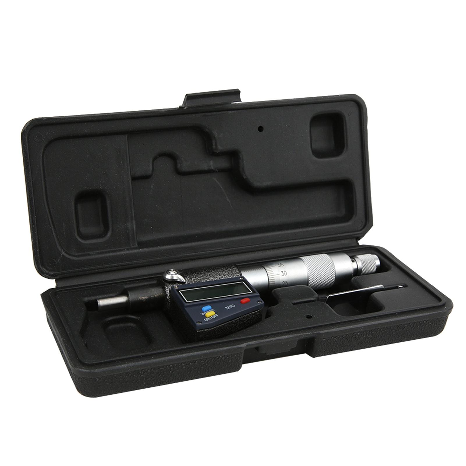 Digital Micrometer Head High Accuracy Cemented Carbide Electric Meter Tool 0-25mm