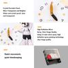 Space Man Desk Clock Decorative Cartoon Desktop Ornament Quiet Clock for Bedroom Study Office