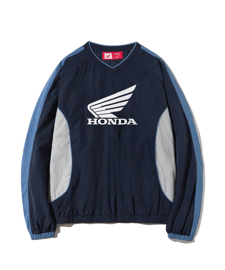 PHYPS MOTORCYCLE Honda Sporty Line Track Nylon Long Sleeve_Navy
