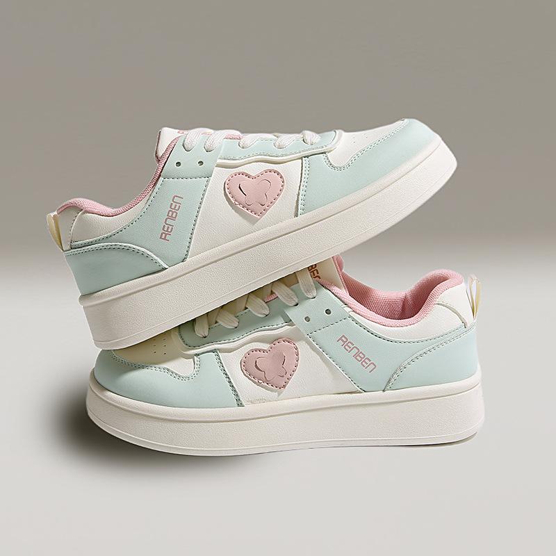 Niche board shoes women's spring new platform heightening shoes student versatile fashion sports and leisure shoes