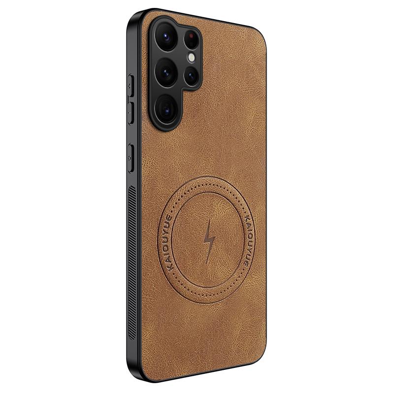 Pentru Samsung S26 Ultra Husă de Telefon din Piele Stil Nou de Lux Pentru Samsung Galaxy S26 Ultra Încărcare Wireless Magnetică Husă Rezistentă la Șocuri