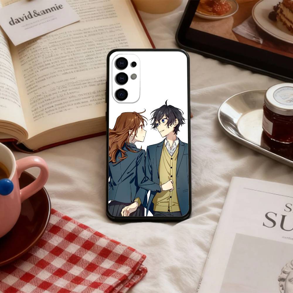 Romantic H-Horimiya   Phone Case For Samsung S 25,24,23,22,30,21,10,9,Ultra,Plus,Lite,FE,4,5 G Soft Black Case