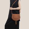 Stylish and Exquisite Portable Women's Bag, High-end Clamshell Single Shoulder Crossbody Saddle Bag