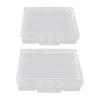 Transparent Box  Anti-scratch Strong And Sturdy Easy to Carry Storage Accessories Empty Mini Clear Organizer Storage Box for Outdoor