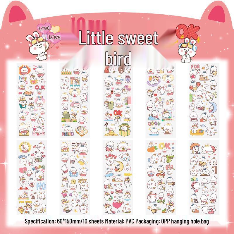 PET Cute Animal Stickers - Pet Planet Series for Journals & Children's Water Bottles