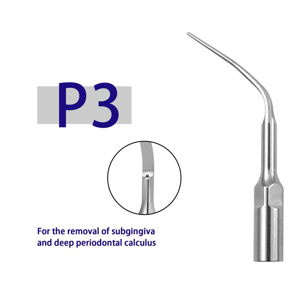 5Pcs Dental Ultrasonic Scaler Tips Fit Ems Woodpecker Dte Satelec G1-G6 E1-E5 P1 P3 P4 Gd1-Gd6 Pd1 Pd3 Pd4 Ed1 Ed2