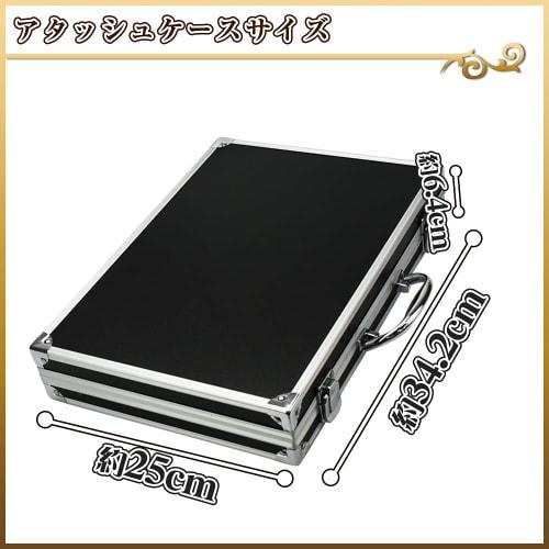 Magnetic Loader Attache Case, Compatible with BGS Loaders, Holds 12 Cards, Shockproof, and Protects (Black)