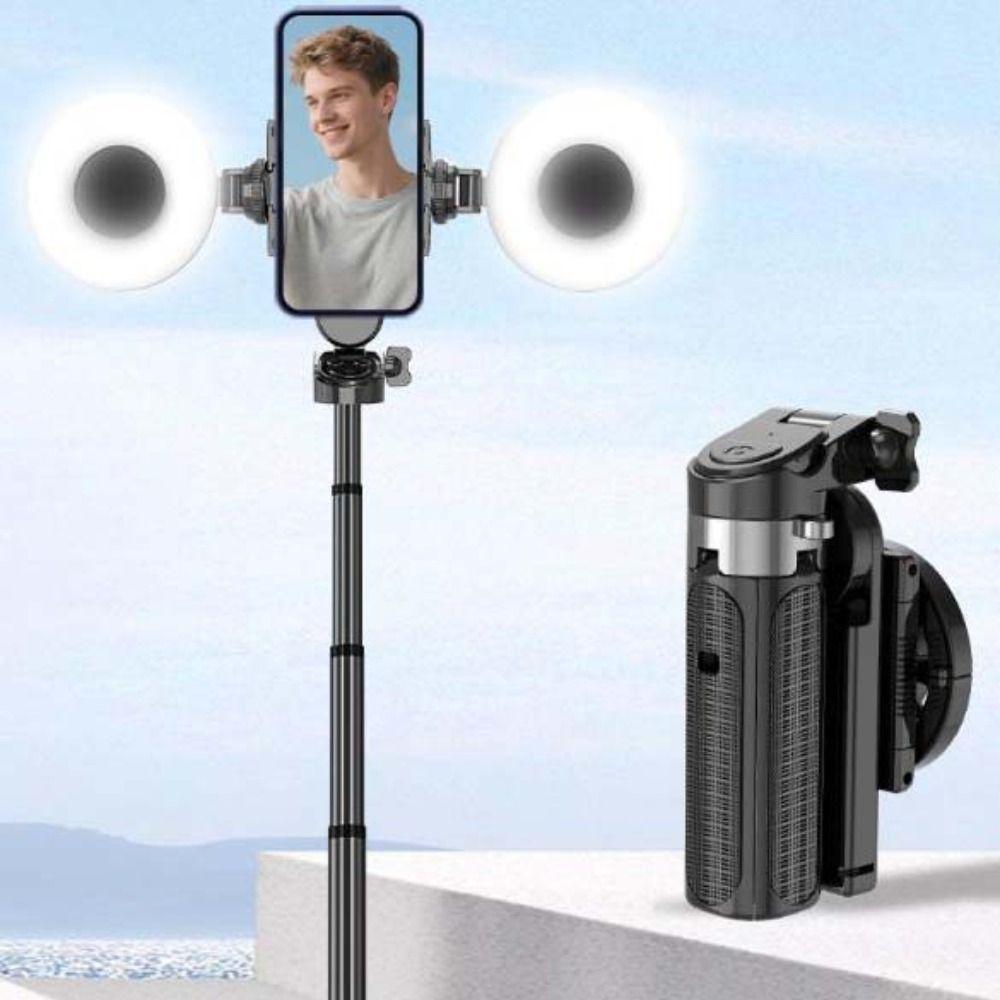 Zoom Bluetooth Selfie Stick Portable Tripod Telescopic Selfie Stick Extendable Lightweight Selfie Stick Stand Travel