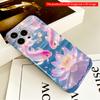 2DFlat Pink Koi & Lotus Dream All inclusive film hard phone case, compatible with iPhone 18 Pro Max 17 16 15 14 13 12 11