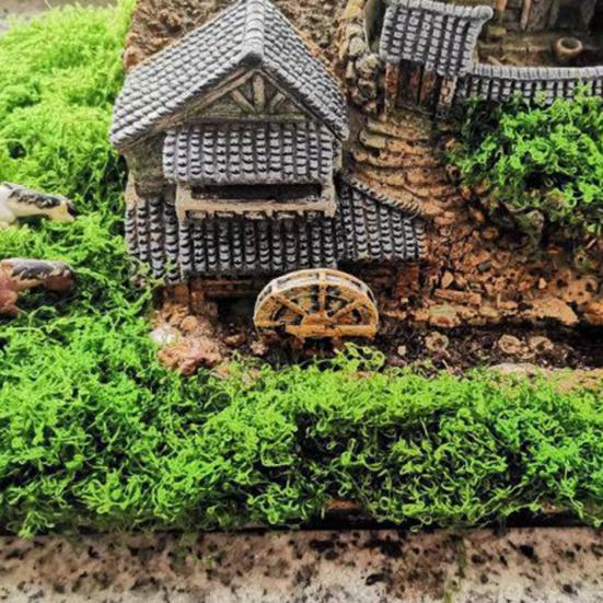 100/150/200/500/1000G Artificial Green Moss DIY Crafts Fairy Gardens Table Centerpieces Fish Tank Microlandscape Decorative Fake Moss