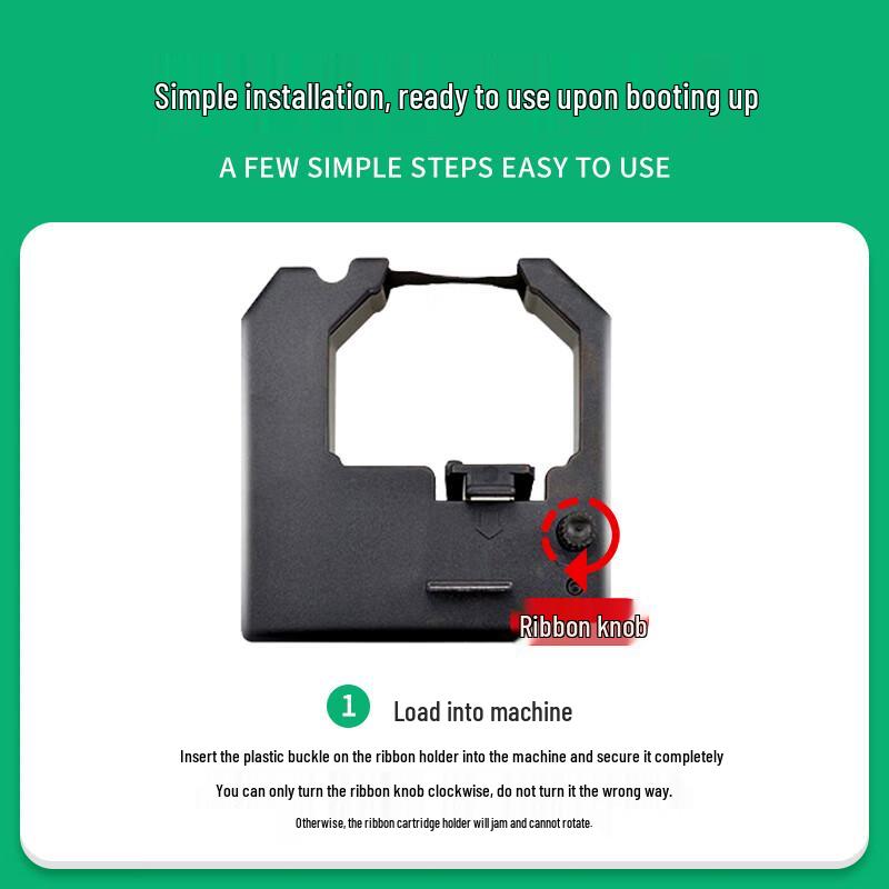 SHINVA EF308 FK201 Compatible Black Label Machine Ribbon Cartridge 3M