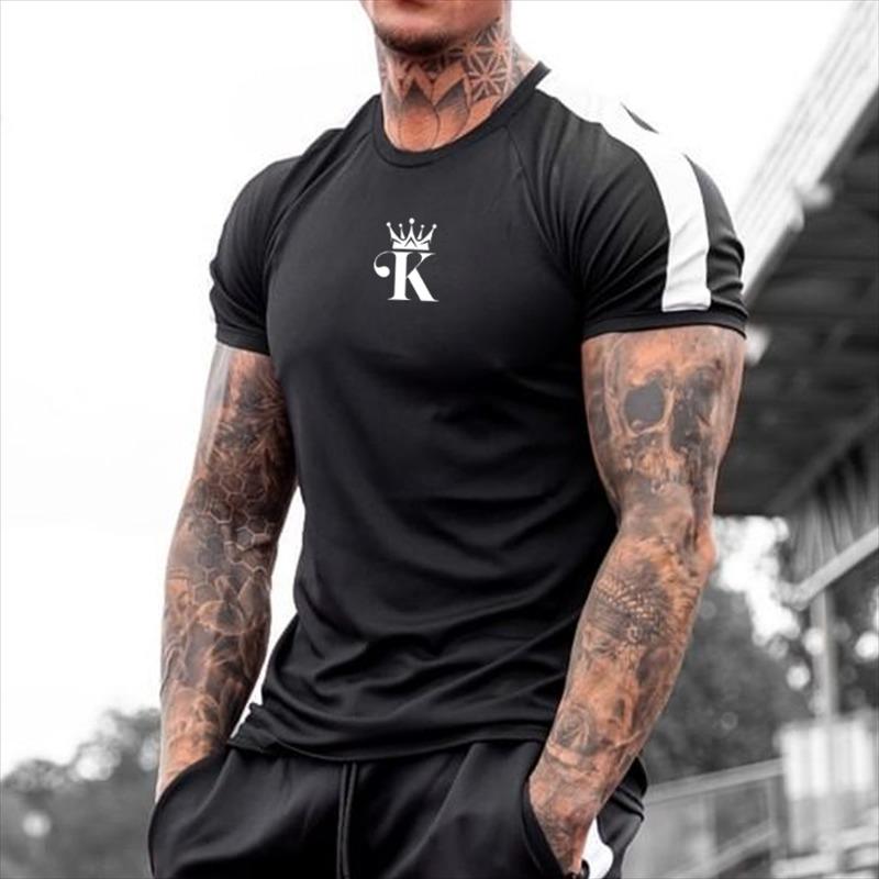 Summer Men's Ethnic Style Digital Printed Pattern Round Neck T-shirt, Casual and Comfortable T-shirt as a Gift, Outdoor Clothing