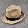 XL 61cm Panama Straw Hat for Women Men - FoldableWoven Sun Hat UPF 50+ UV Protection Summer Beach HatWide Brim Shading