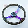 350mm Refitting Racing Sports Steering Wheel Universal Transparent Acrylic Steering Wheel
