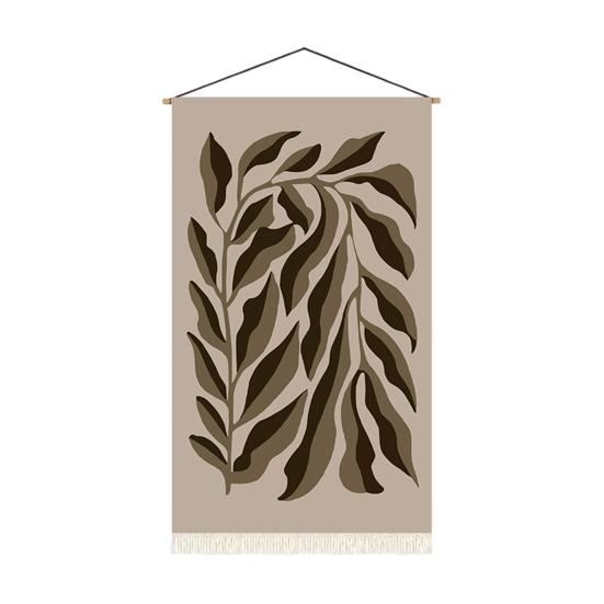 Mid-Century Tapestry Wall Hanging Fabric Tapestry Small I