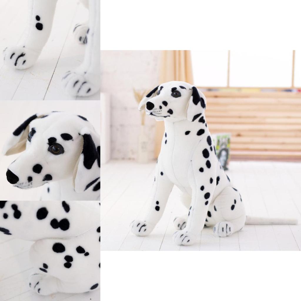 Lifelike Stuffed Animal Dog Plush Toy 50cm Standing Dog Soft And Cozy Kids Gift