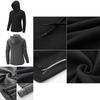 Soft And Breathable Men's Pullover Hoodie Featuring A Turtleneck Design And Moisture Wicking Fabric