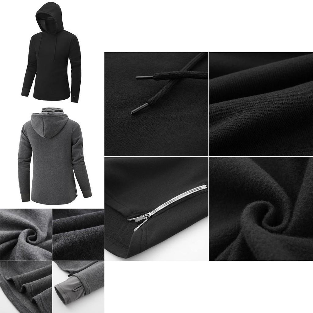 Soft And Breathable Men's Pullover Hoodie Featuring A Turtleneck Design And Moisture Wicking Fabric