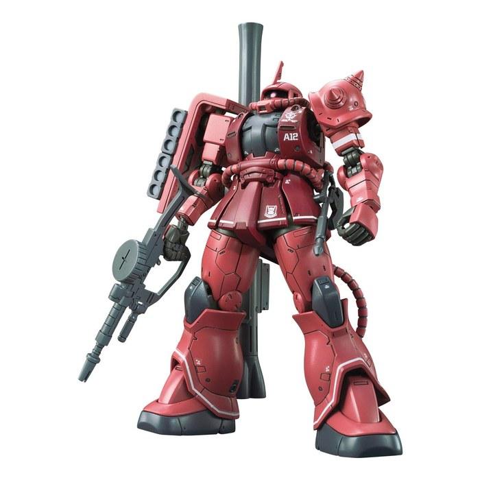 HG Mobile Suit Gundam THE ORIGIN Char's Zaku II Red Comet Ver. 1/144 Scale Color-Coded Plastic Model Multicolor (x1)