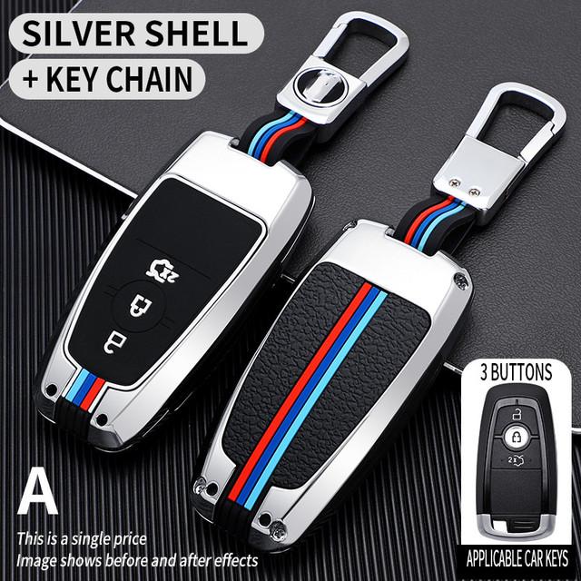 Car Key Case for Ford Fusion Mustang Explorer F150 Edge Mondeo Mk5 Focus Mk4 2019 2020 2021 Covers
