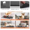 VIKAMA White Plaid Pet Mat Non Slip Waterproof Floor Rug for Dog Cat Bed Crate Kennel Washable Reusable Pet Friendly
