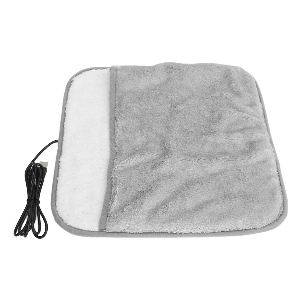 Electric Foot Heating Pad Large Pocket Prevent Slip USB Power Supply Electric Heated Foot Warmer Foot Heater