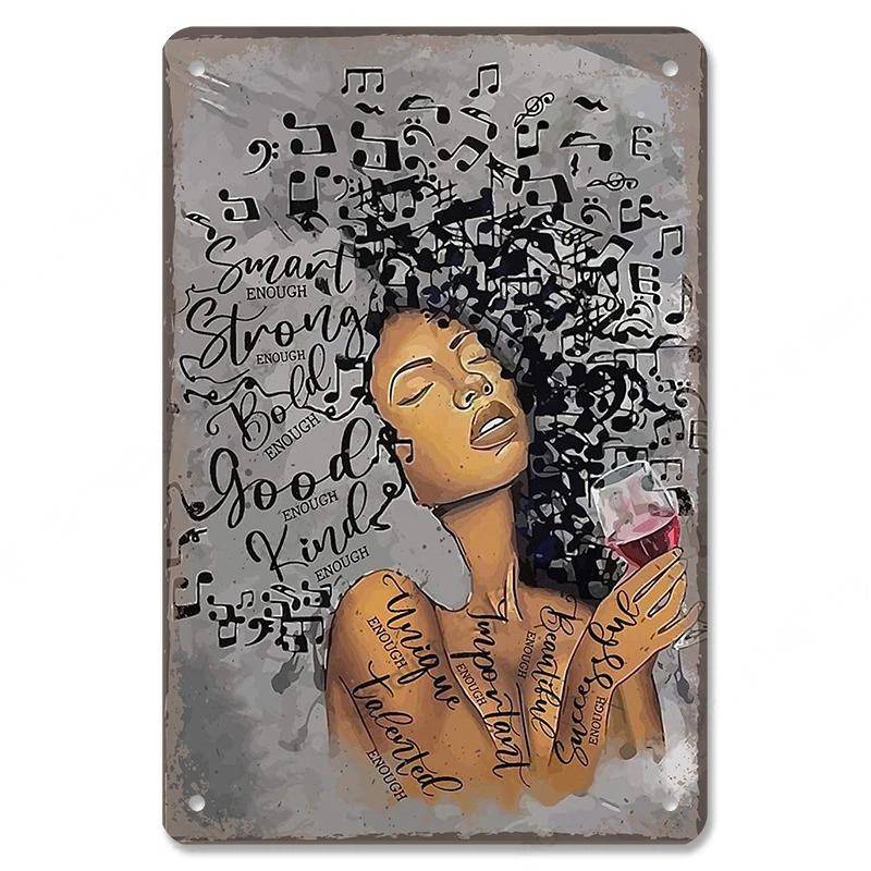 Vintage Music Posters Metal Tin Signs Retro Metal Plate Music CD Radio Guitar Singer Bar Club Wall Decor Living Room