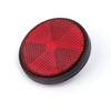 1/5pcs Circular Reflector Universal Car Trucks Motorcycle ATV Bikes Bicycle Reflector Safety Reflector Motorcycles Accessories