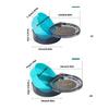 Double Layers Fishing Baits Holder 360 Rotating Tray Fishing Accessory Ideal For Travel And Outdoor Activity