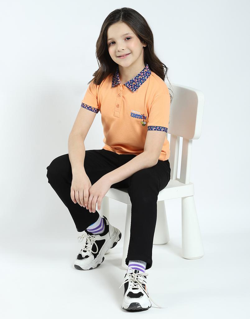 MONTE CARLO Mädchen Poloshirt Halbarm