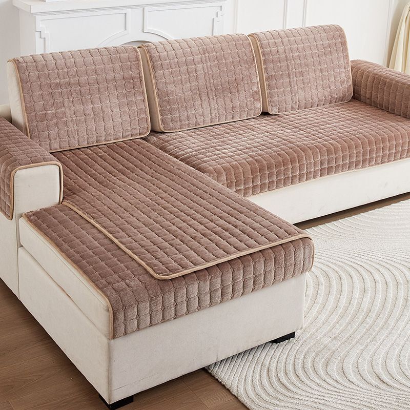Plush Sofa Covers Sofa Cushion Universal Slipcover Four Seasons Non-slip Winter Couch Cover