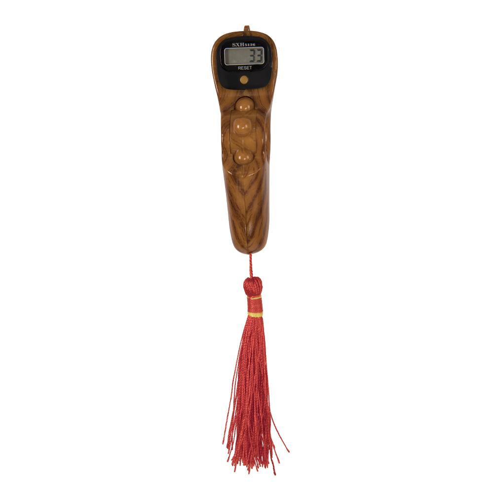 Handheld Tassel Digital Electronic Rosary Beads Tally Counter for Muslim Prayer Practical Digital Beads Timer for