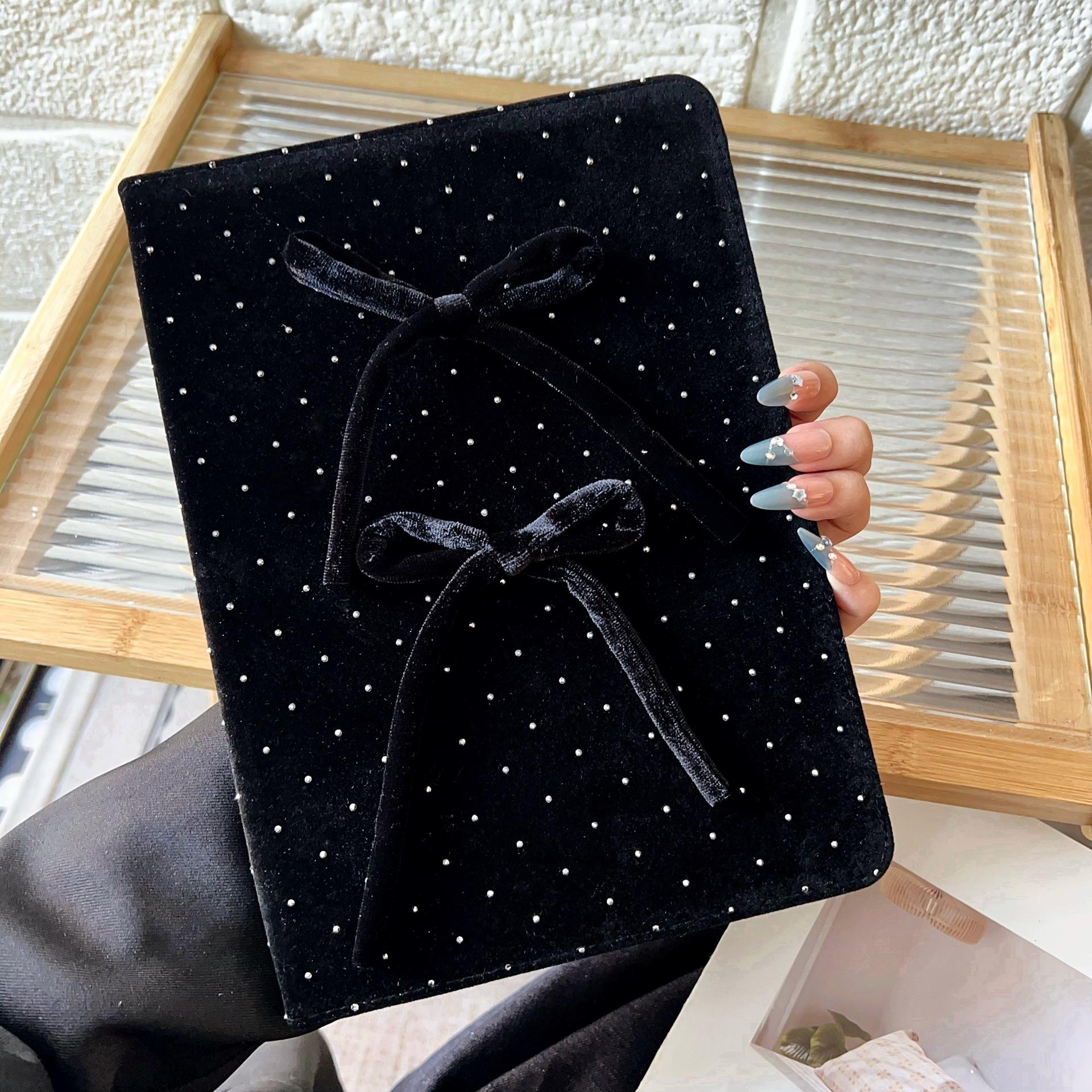 

Polka Dot Velvet Bow iPad Pro 11 Case - Old Money Style, Full Coverage, 7th Gen - Autumn Edition iPad mini 6/7 (8.3 inch)